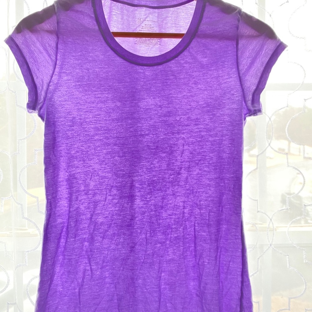 Short Sleeve Lilac Tee